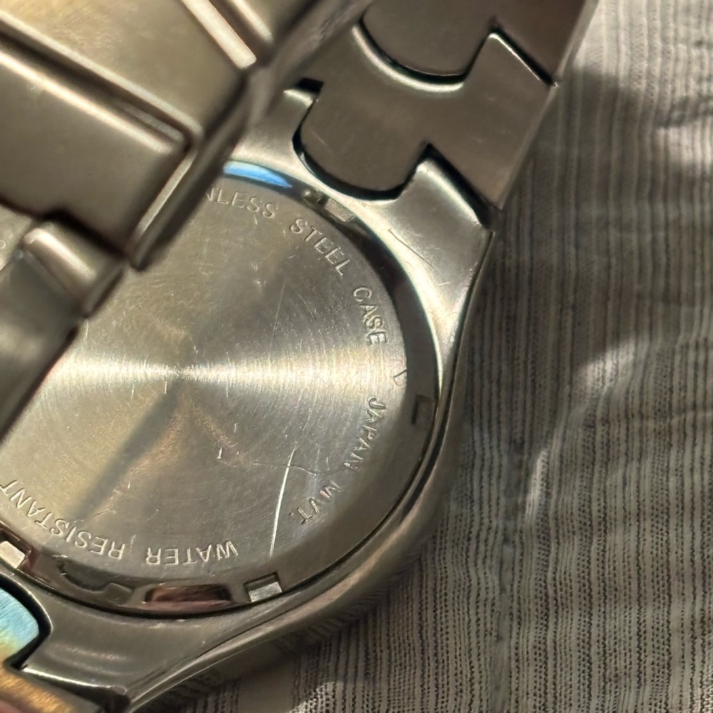 Bulova Men's Silver Stainless Steel Watch with Blue Dial - Picture 8 of 11